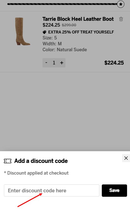 “How to apply a Marc Fisher promo code”